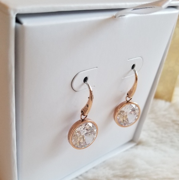 NIB* Michael Kors Rose Gold Earrings* - Picture 4 of 5